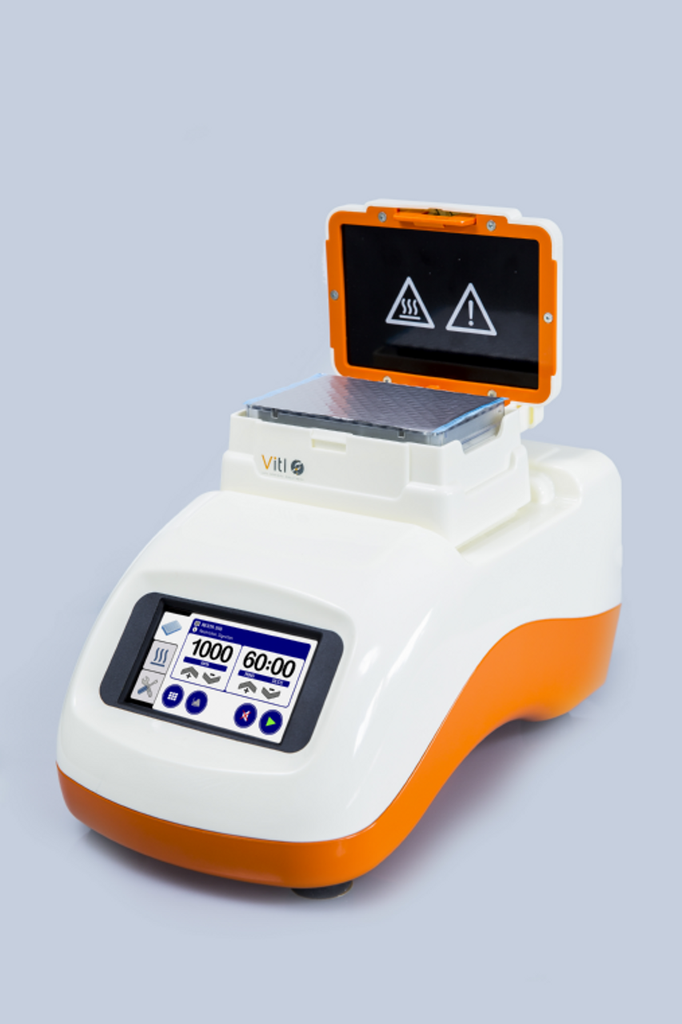 Heated Micro Tube and Micro Plate Vortex Mixer With Heated Lid Blocks by VItl