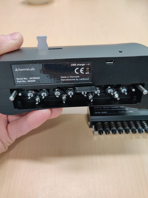 Switch Cap Driver Cassette - 12 Channel - Compatible With 96 SBS Rack Formatted  2D Barcoded Tubes